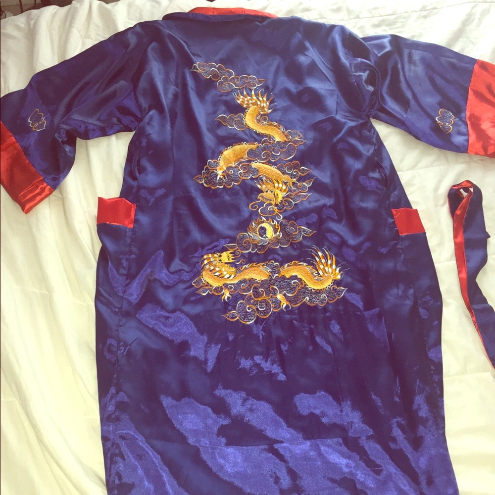 Dragon embroidery robe 👘